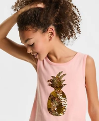 Epic Threads Girls' 5-20 Sequin Pineapple Tank Top, Macy's Exclusive