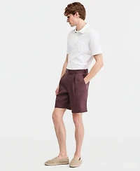 Club Room Men's Linen Pleated Shorts, Macy's Exclusive