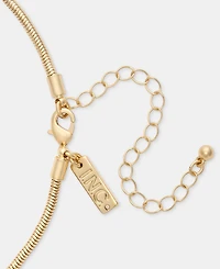 I.n.c. International Concepts Pave Shell Lariat Necklace, 22" + 3" extender, Macy's Exclusive