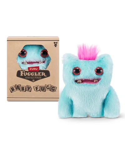 Fuggler Zuru Baby Fug Wide Eyed Weirdo Multicolor Funny Ugly Monster Plush Toy 3.5 Inch