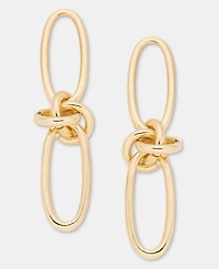 On 34th Knotted Link Linear Drop Earrings, Macy's Exclusive