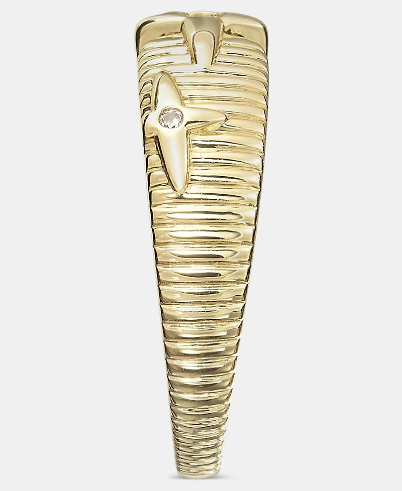 On 34th Pave Star Textured Band Ring, Macy's Exclusive