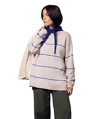Celtic & Co. Women's Split Hem Slouch Funnel Neck Jumper