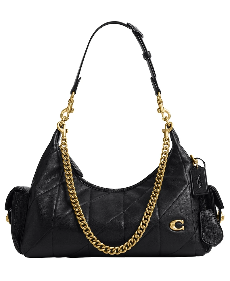 Coach Juliet Soft Quilted Leather Medium Pocket Shoulder Bag