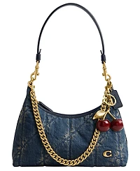 Coach Soft Quilted Loved Denim Juliet Small Shoulder Bag