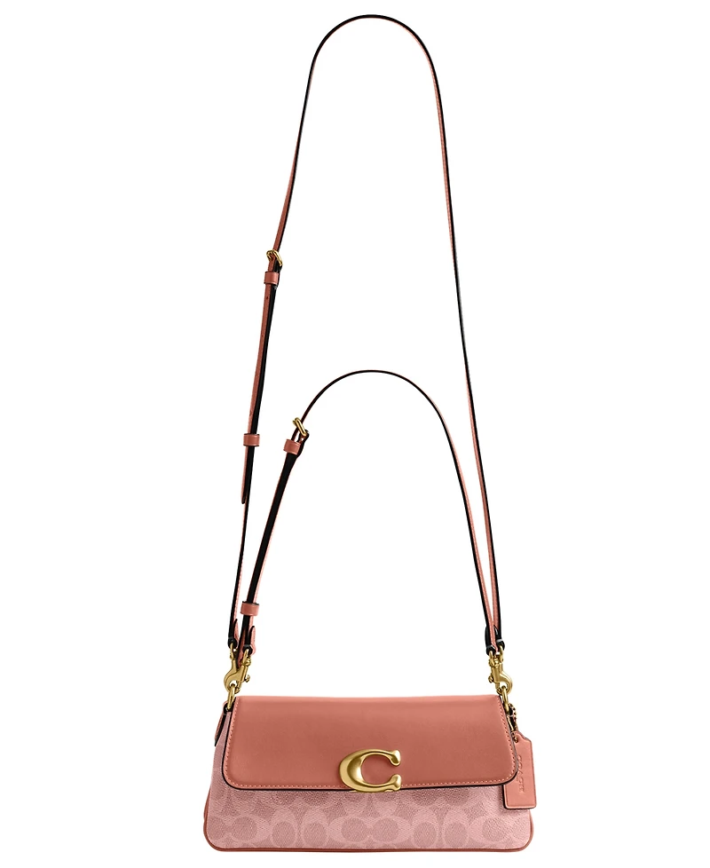 Coach Coated Canvas Signature Jet Small Shoulder Bag