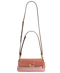 Coach Coated Canvas Signature Jet Small Shoulder Bag