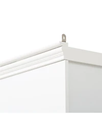 Streamdale Furniture 78.75" Tall 3-Piece Bookcase with 5 Color Led Light, Retro Style