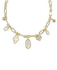 Kendra Scott Multi-Stone & Imitation Pearl Icon Charm Necklace