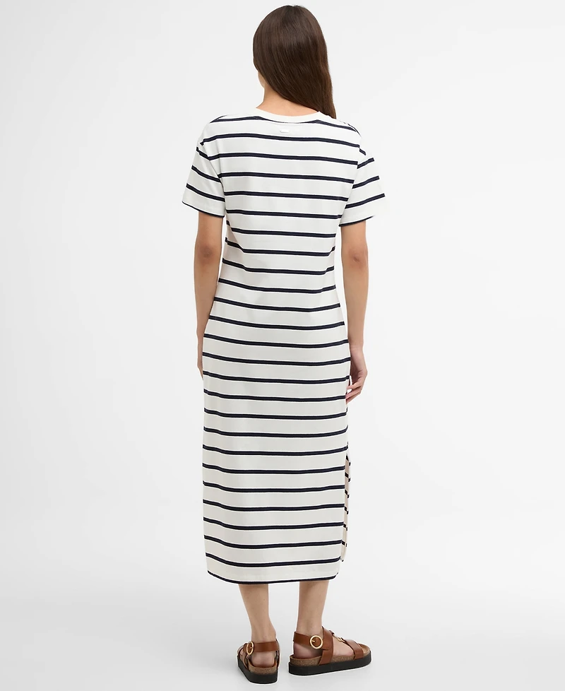 Barbour Women's Selena Striped Midi Dress