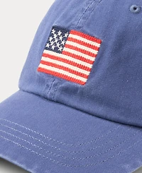 Polo Ralph Lauren Flag Embroidered Ball Cap