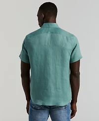 Perry Ellis Men's Solid Linen Shirt