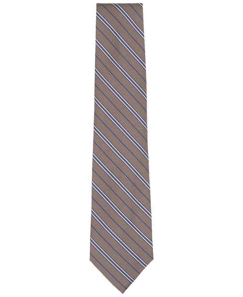 B by Brooks Brothers Men's Classic Stripe Pattern Tie