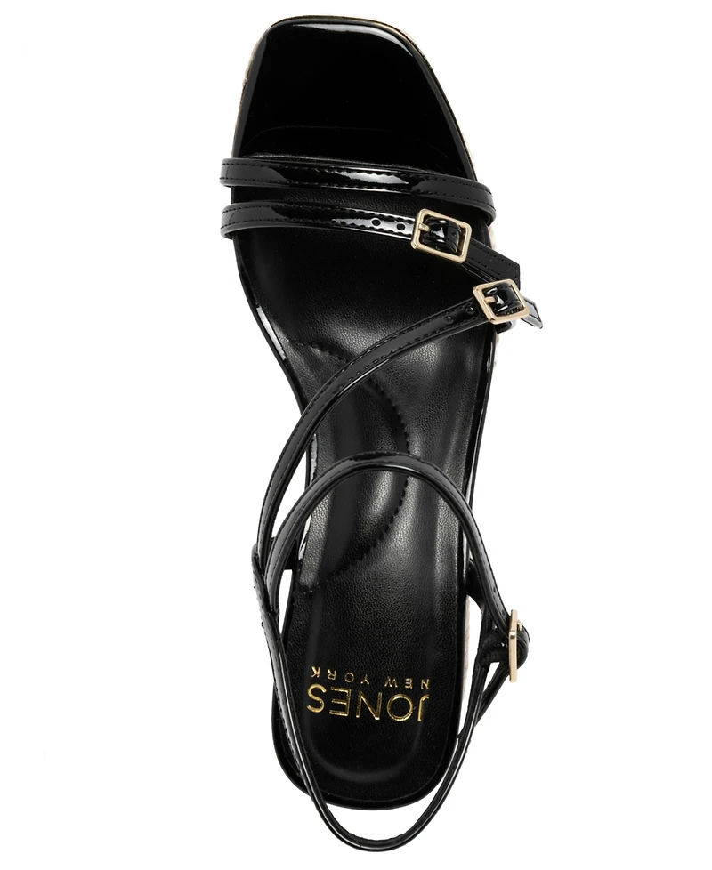 Jones New York Women's Harisyn Round Toe Wedge Sandals