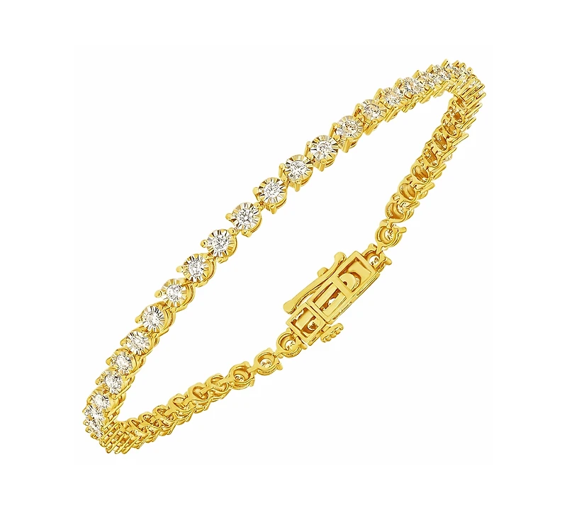 Macy's Diamond (1 ct. t.w.) Bracelet in 14k Yellow Gold