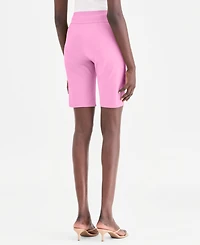 I.n.c. International Concepts Women's Mid Rise Pull-On Bermuda Shorts, Created for Macy's