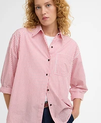Barbour Women's Long-Sleeve Polly Striped Shirt