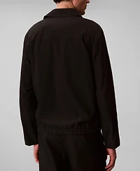 Calvin Klein Men's Seersucker Blouson Jacket