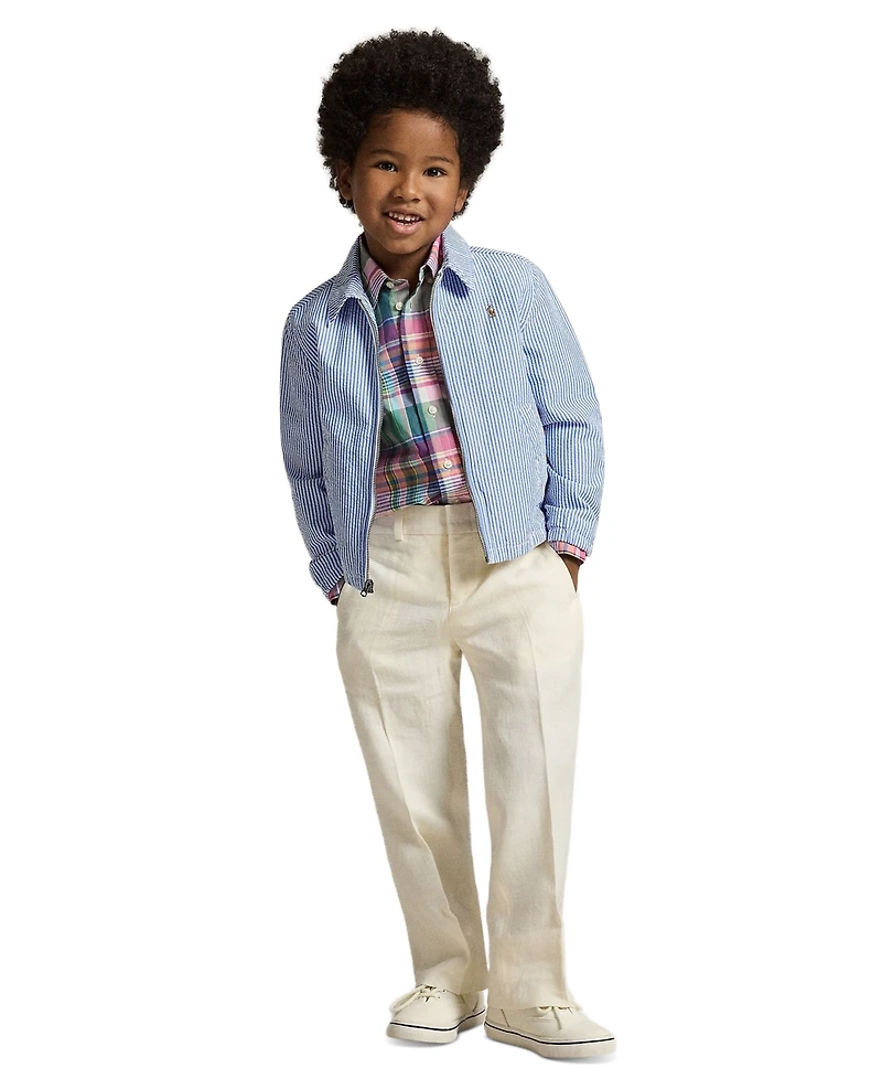 Polo Ralph Lauren Boys' 2-7 Point Collar Long-Sleeve Jacket