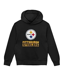 Outerstuff Toddler Black Pittsburgh Steelers Back to Basics Hoodie