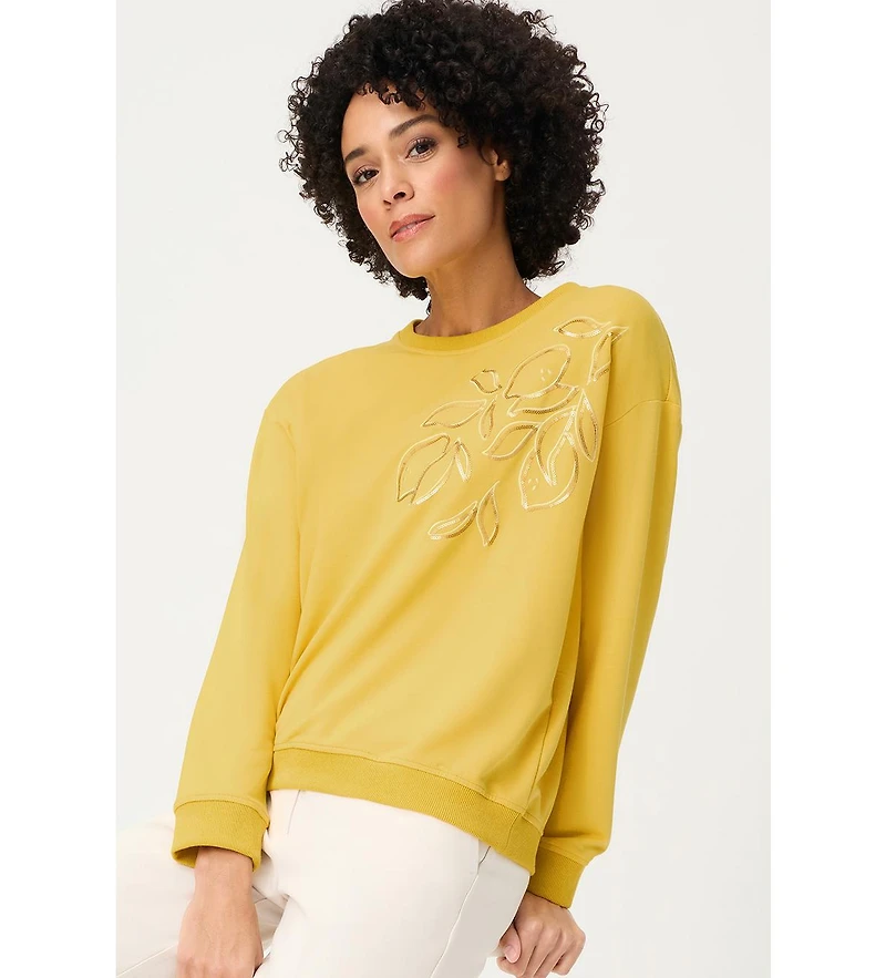 Olsen Women's Embellished Jersey Top