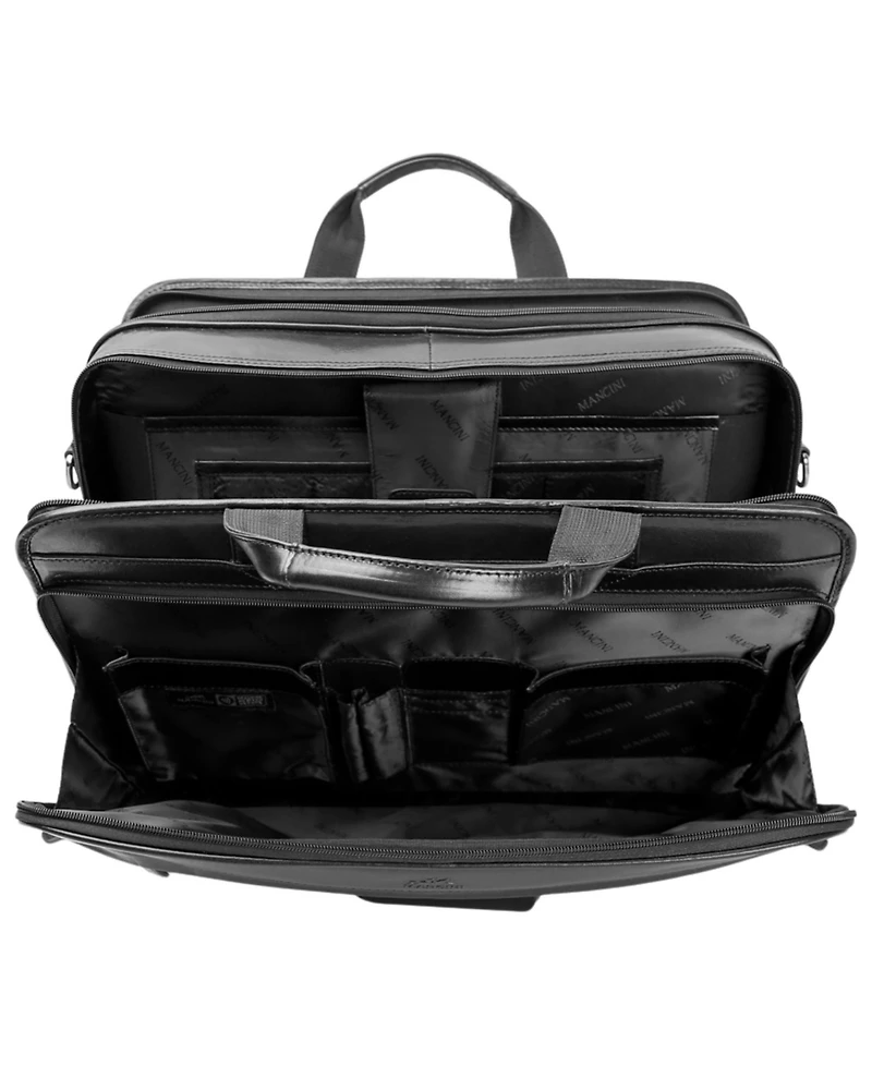 Mancini Men's Laptop Briefcase