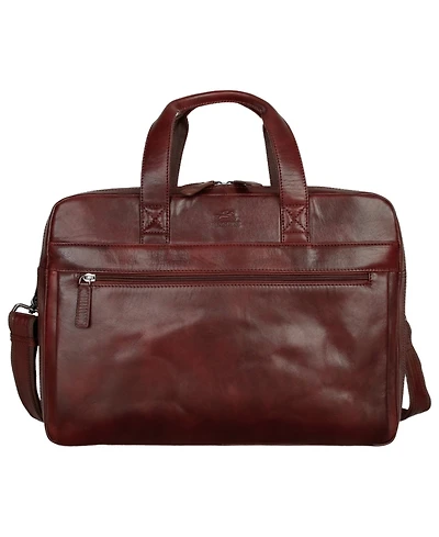 Mancini Men's Leather Laptop Briefcase