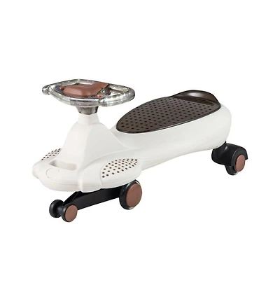 Hongge Wiggle Car with Hauling Rope Ride on Toy with Under-Seat Storage