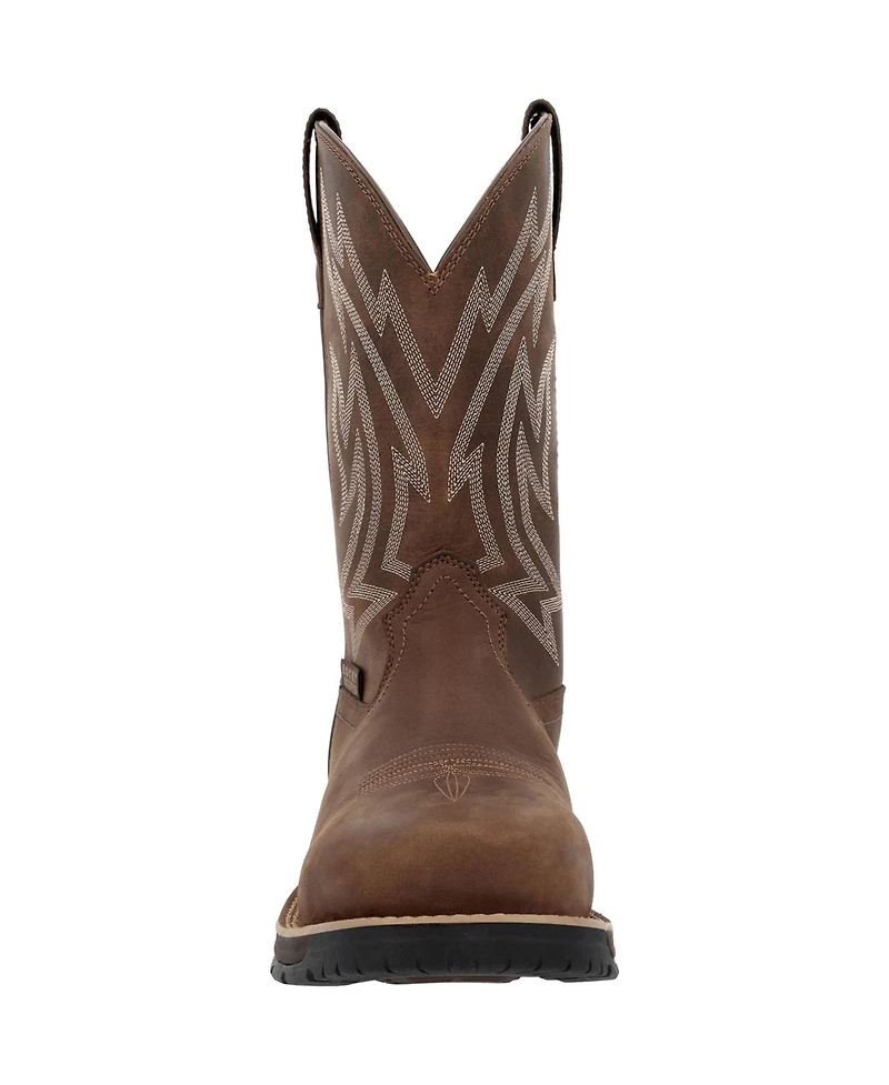 Rocky Men's Ride Lte Carbon Toe Western Boot