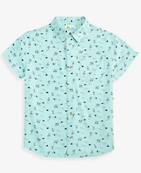 Epic Threads Boys' Xs-xl Beach Shirt, Macy's Exclusive