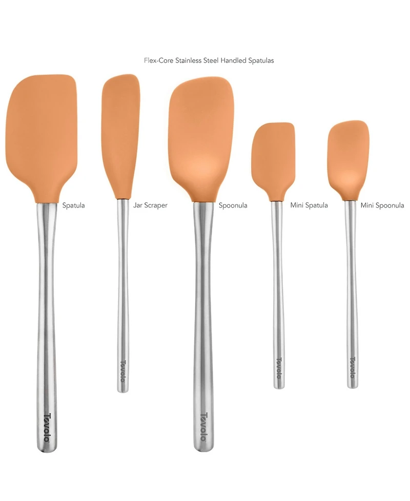 Tovolo Flex-Core 5-Pc. Stainless Steel Handle Spatula Set