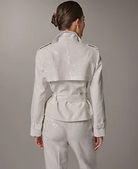 Donna Karan New York Women's Notch Lapel Collar Jacket