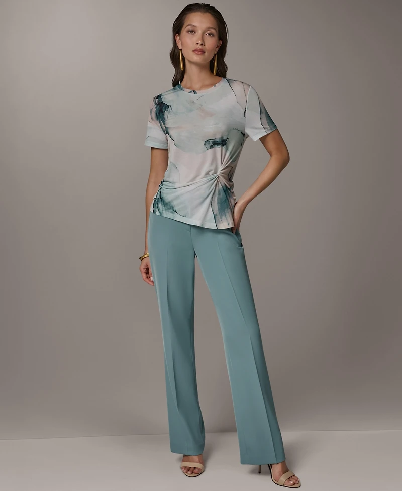 Donna Karan New York Women's Short-Sleeve Crew Neck T-Shirt