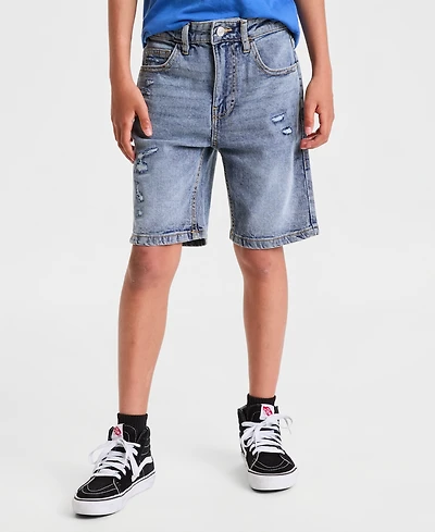 Epic Threads Big Boys Distressed Denim Shorts, Macy's Exclusive