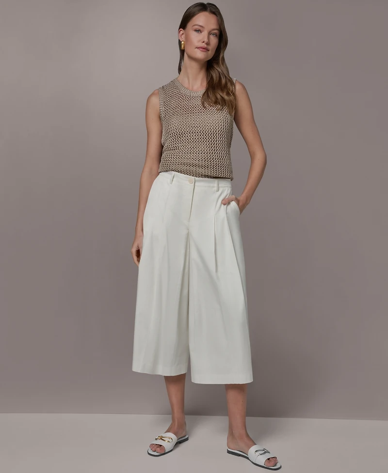 Donna Karan New York Women's Pleated Wide-Leg Pants