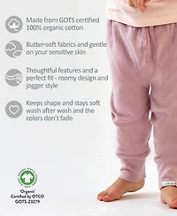 butterblu Baby Boys' or Girls' Drawstring Jogger Pants, 4-Pack