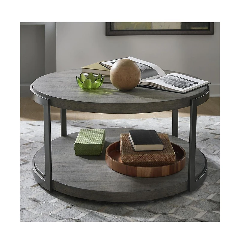 Liberty Furniture Industries, Inc Modern View Round Cocktail Table