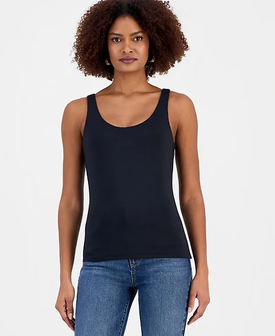 I.n.c. International Concepts Women's Scoop Neck Top, Macy's Exclusive
