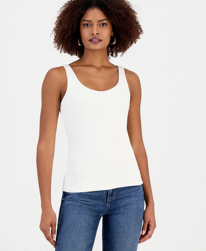 I.n.c. International Concepts Women's Scoop Neck Top, Macy's Exclusive