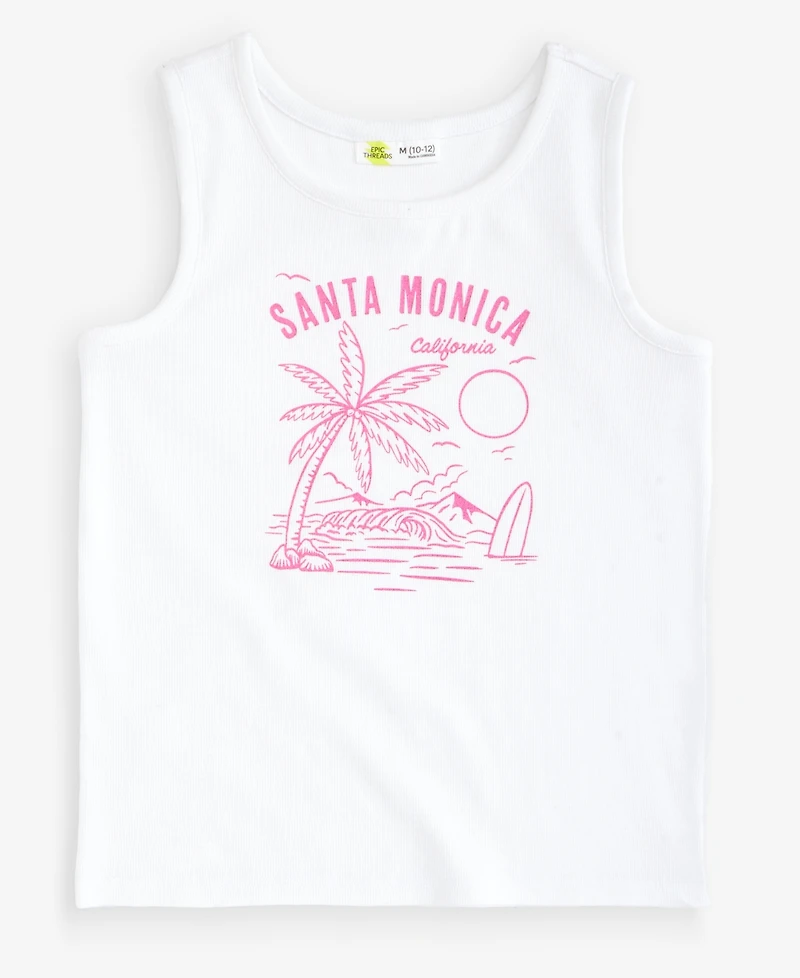 Epic Threads Girls' Xs-xl Santa Monica Tank Top, Macy's Exclusive