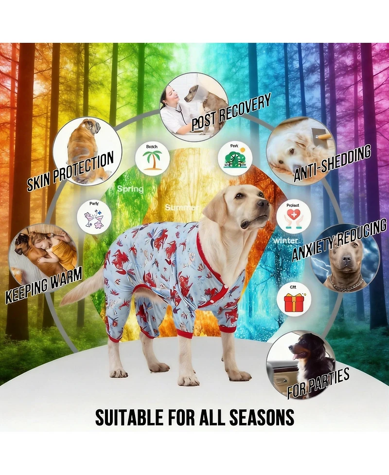 Aronkl Dog Anxiety Relief & Recovery Suit - Soft, Comfortable, Protective
