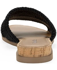 Style & Co Women's Everlyy Rope Slip-On Slide Sandals, Macy's Exclusive