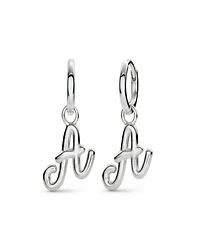 Oak & Luna Mini Signature Initial Huggie Earrings