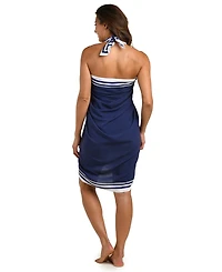 La Blanca Women's Mariner Blooms Printed Cover-Up Pareo