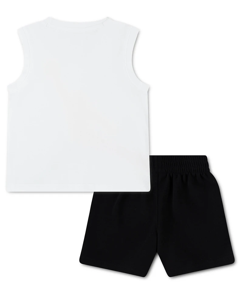 Jordan Boys' 2T-4T Crewneck Tank Top and Shorts, 2-Piece Set
