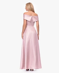 Xscape Women's Off-The-Shoulder Ball Gown