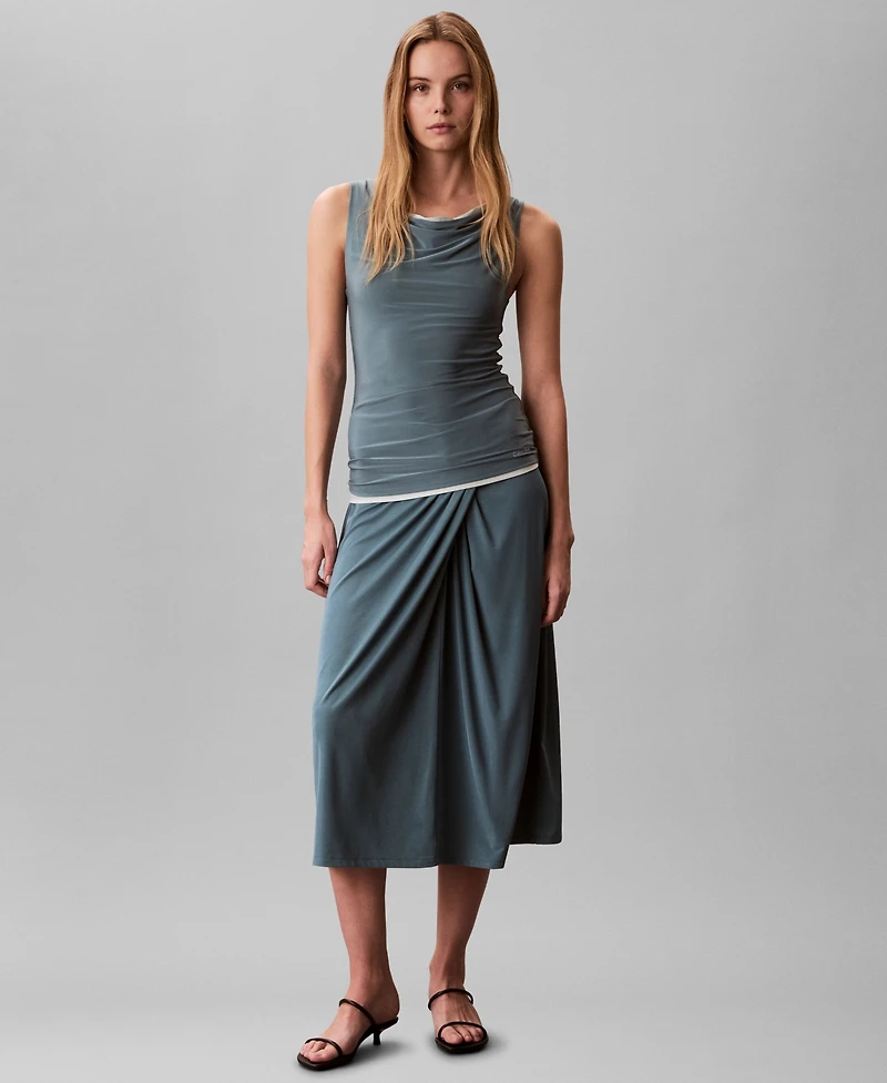 Calvin Klein Women's Second Skin Reversible Sleeveless Tank Top