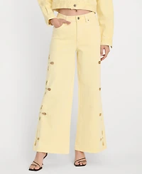 Good American Women's Wide-Leg Jeans