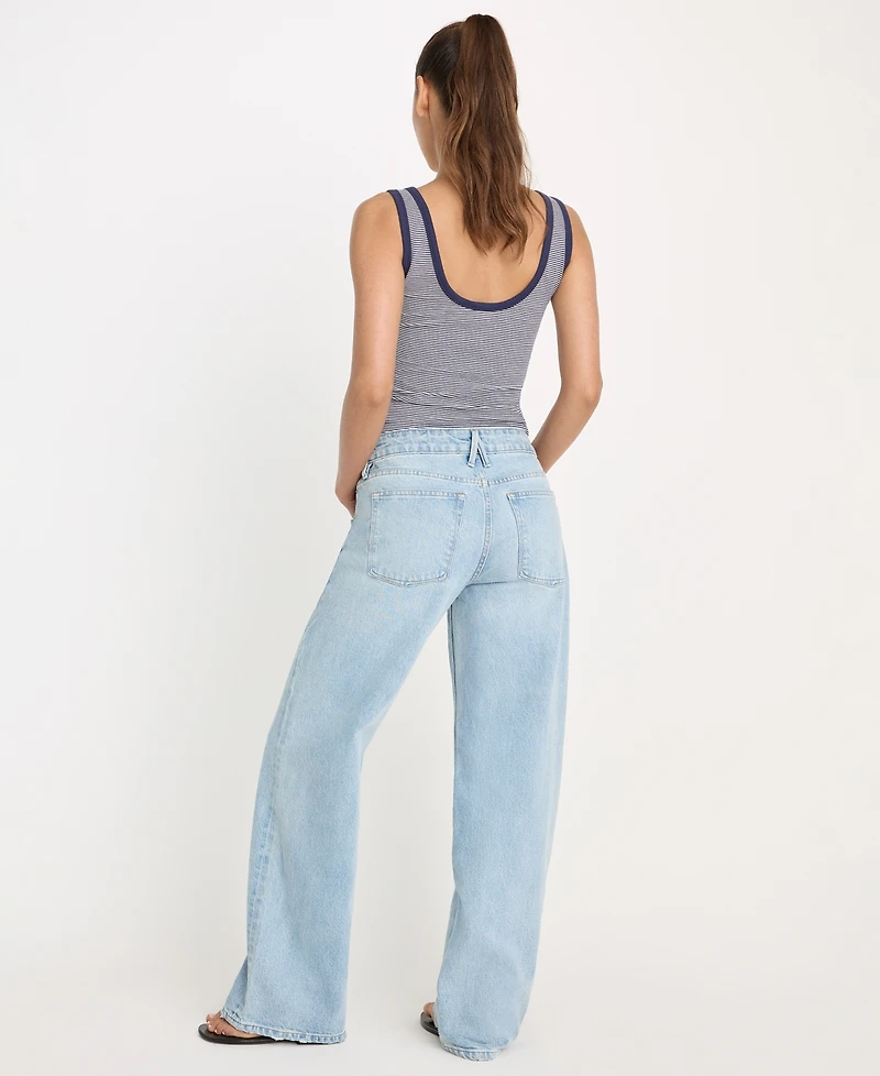 Good American Women's Vintage Low-Rise Jeans
