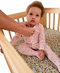 Magnetic Me Baby Girls' Footie, Reversible Bib, and Blanket Gift, 3-Piece Set